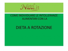 COME INDIVIDUARE LE INTOLLERANZE ALIMENTARI CON LA DIETA A ROTAZIONE - NUTRINEWS APS