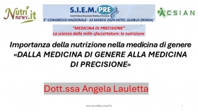 Importanza della nutrizione nella medicina di genere - NUTRINEWS APS