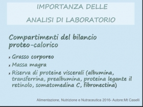 IMPORTANZA DELLE ANALISI DI LABORATORIO - NUTRINEWS APS