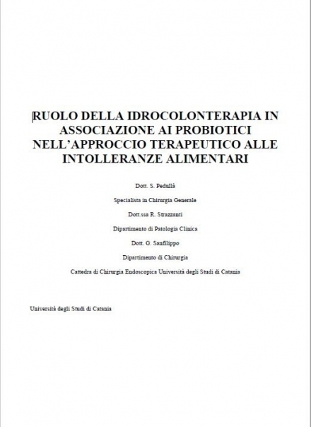 IDROCOLON E INTOLLERANZE ALIMENTARI - NUTRINEWS APS